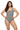 Plus-Size Model with Brunette Waves