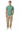 Polo with beige cargo pants front