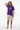Purple tee casual pose