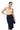 Racerback crop top with midi skirt