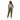 Radiant Vibes Crop Top with Cargo Joggers - Black Model