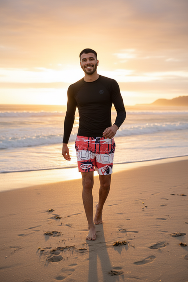 Rash Guard Beach Walk