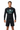 Rash guard with black boardshorts front