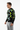 Rash guard with gray joggers side
