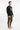 Rash guard with olive joggers side