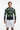 Rash guard with white boardshorts front