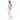 Rash guard with white cargo pants