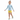 Rash guard with yellow shorts