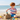 Red-haired boy building sandcastle in Independence Match tee