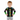 Red-haired boy in Play Robo rash guard with gray shorts on white background