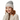 Redhead female model warm smile