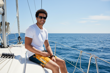 Sailboat White Tee