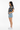 Side - Asian model, denim shorts