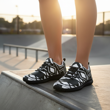 Skate park close-up black