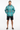 Skull Pattern Windbreaker with Black Boardshorts - Full Body
