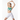 Sports bra with white bike shorts