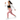 Sporty look with black sports bra