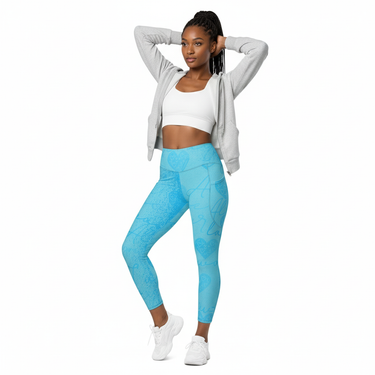 Sporty look with sports bra and hoodie