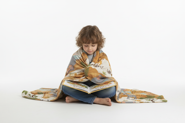 Story time with safari blanket