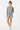 Styled with denim shorts - Casual summer look