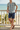 Sunset Palms - Navy Shorts