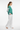 Sweatshirt with White Linen Pants Side