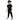 T-shirt with track pants and baseball cap