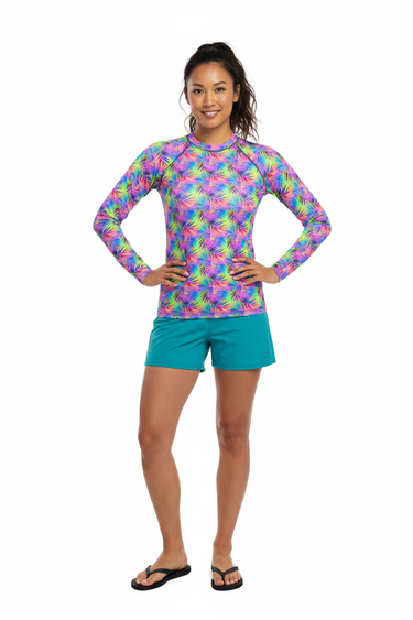 Teal Boardshorts Front