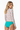 Teal Swim Bottoms Back