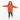 Toddler girl in orange hoodie