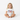 Toddler girl white monster onesie sitting