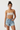 Tokyo Zen Bandeau Bikini with denim shorts