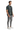 Tropical shirt with gray joggers side