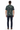 Tropical shirt with navy chinos back