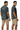 Tropical shirt with tan shorts back
