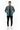 Turquoise bomber front confident stance