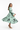 Twirling pose showing movement