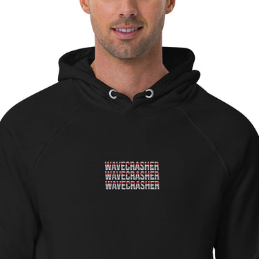 WaveCrasher Unisex eco raglan hoodie