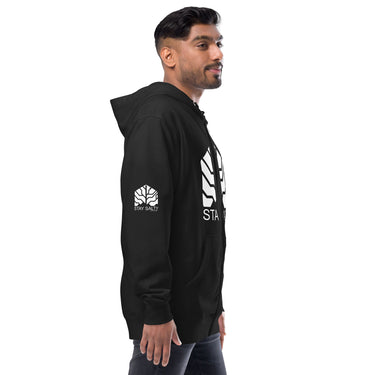 Stay Salty fleece zip up hoodie