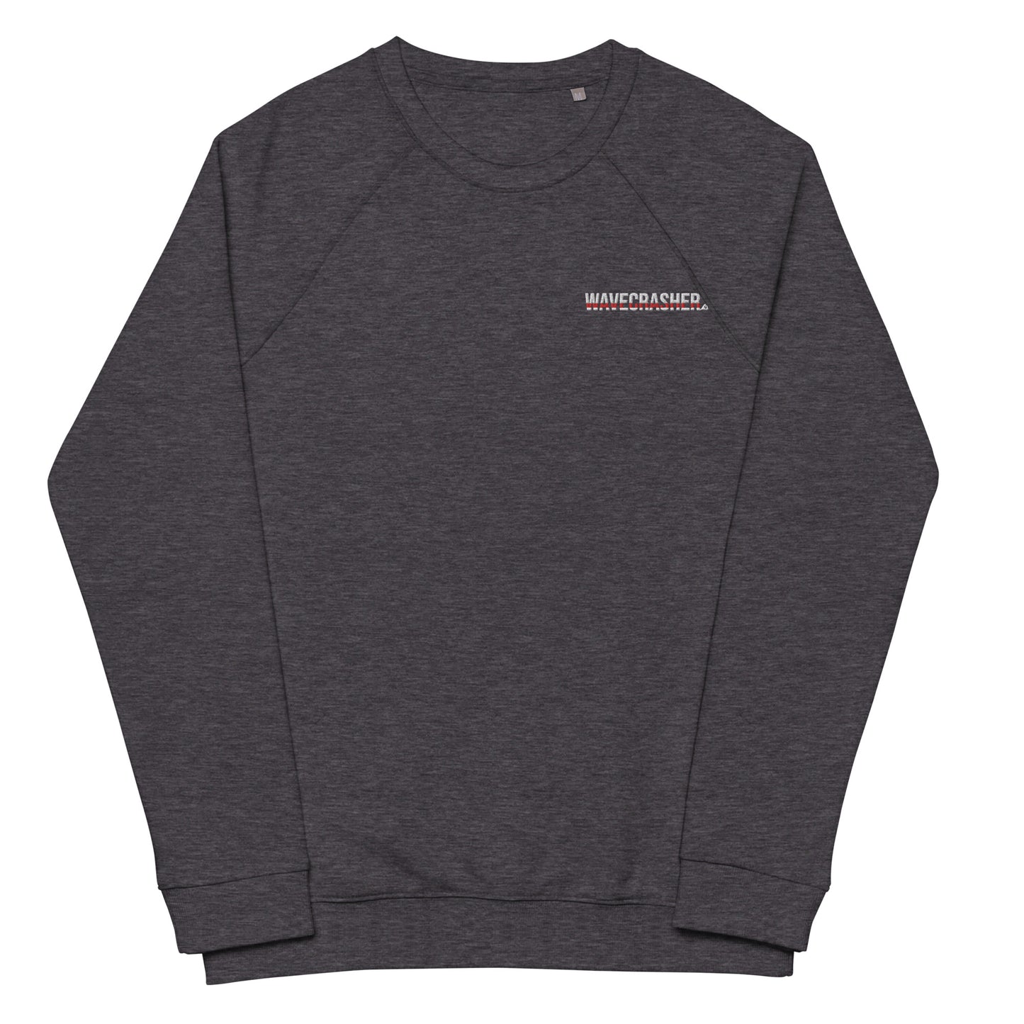 WaveCrasher Unisex organic raglan sweatshirt