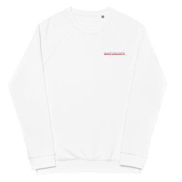 WaveCrasher Unisex organic raglan sweatshirt