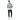 Urban streetwear look - white background