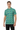 Vibrant diagonal print polo casual stance