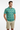 Vibrant diagonal print polo with natural smile
