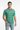 Vibrant diagonal print polo with smile