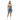 Vocise Crop Top with Denim Shorts
