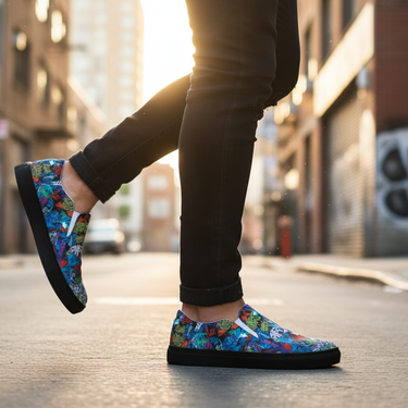 Walking side profile