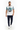 Wave rider tee with navy joggers and canvas sneakers