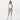 WaveCrasher Tank with Denim Shorts