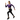 White athlete with brown hair running